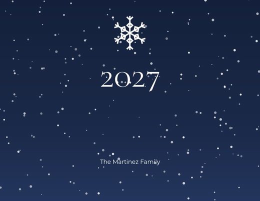 Winter Wonderland 2027 Calendar