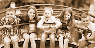 A sepia-toned photo