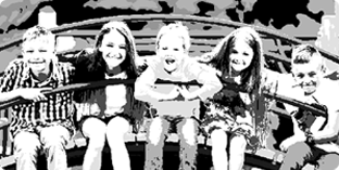 A photo turned into a sketch